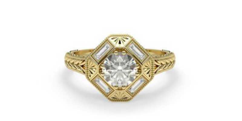 art deco vintage style rings